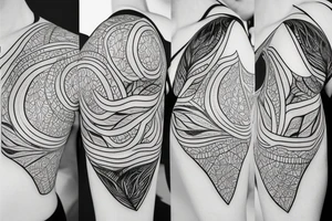 line with nature tattoo idea