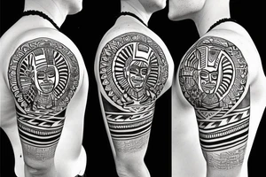 Aztec, family, love tattoo idea