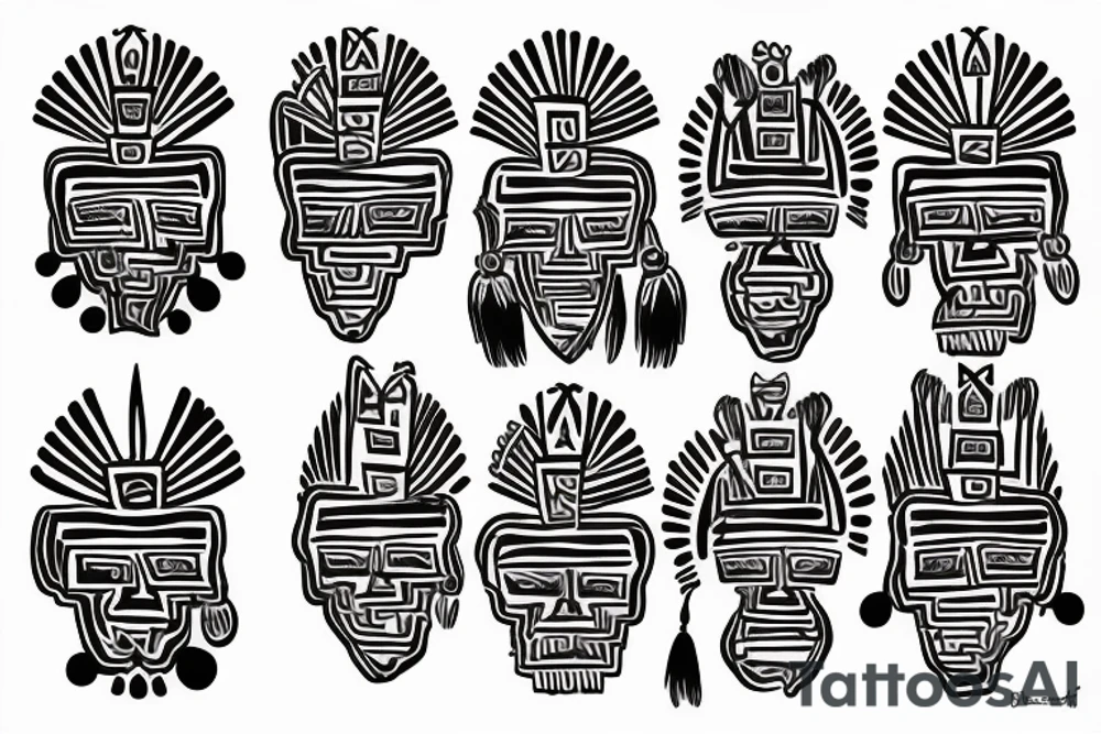 Aztec, family tattoo idea