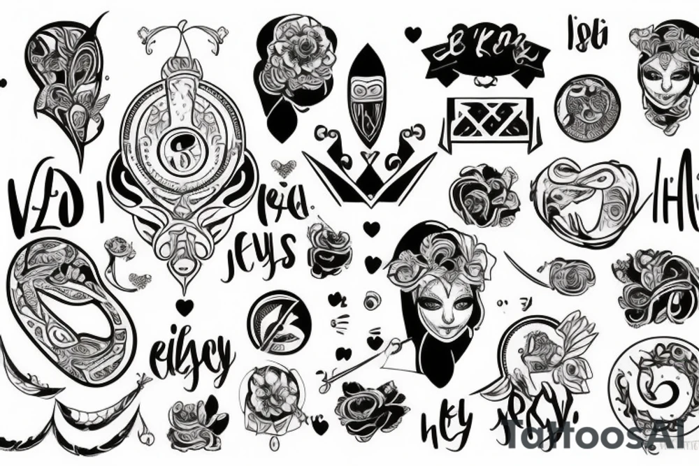 egy varju szájábam van egy szem és a hátérbem egy voros hold tattoo idea