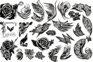 unwritten tattoo idea