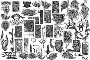 maze tattoo idea