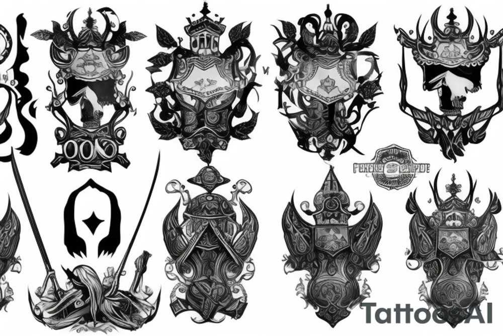 Serbian ortodox knight tattoo idea