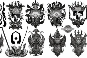 Serbian ortodox knight tattoo idea