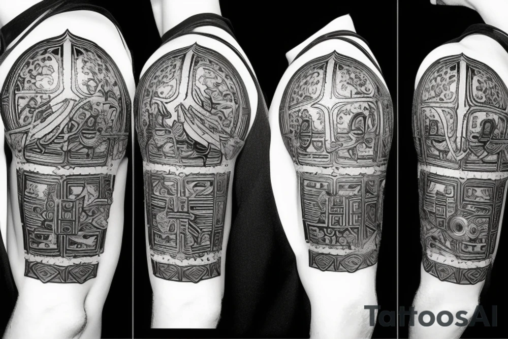 Serbian ortodox knight tattoo idea