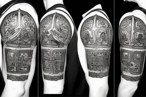 Serbian ortodox knight tattoo idea