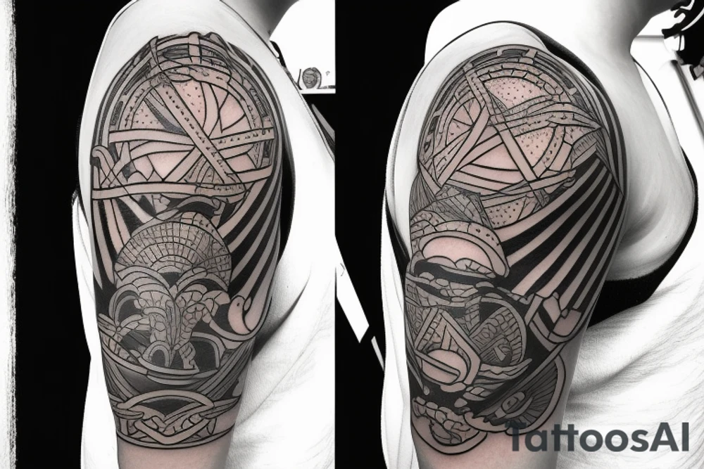 head in the clouds tattoo idea
