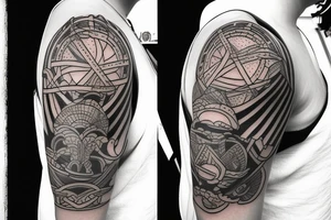 head in the clouds tattoo idea