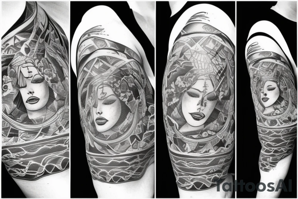 head in the clouds tattoo idea