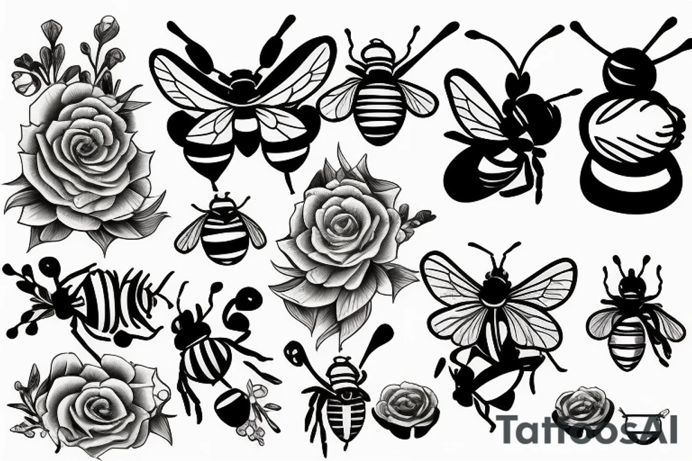 bee bee tattoo idea