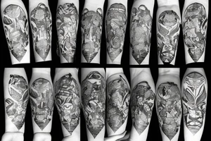 brutal bee tattoo idea