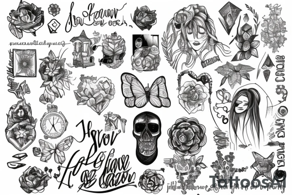 to stay here and now tattoo idea