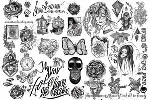 to stay here and now tattoo idea