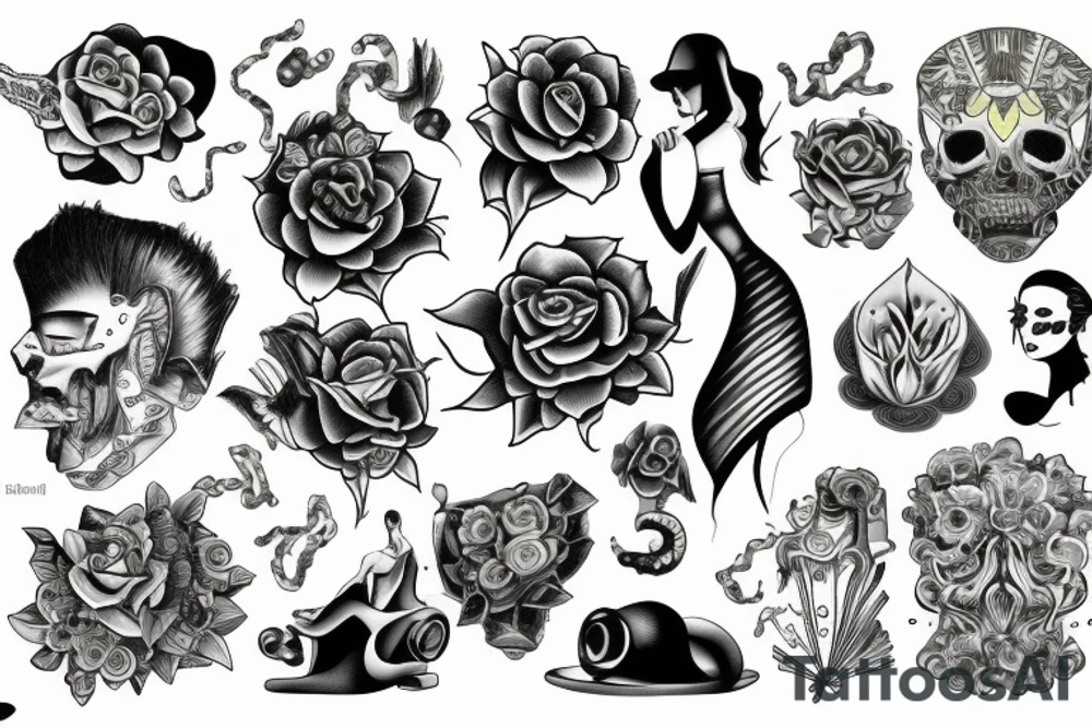 be present tattoo idea