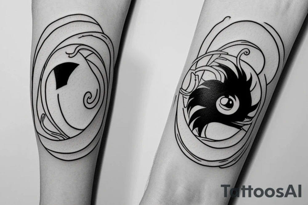 pisces sign tattoo idea