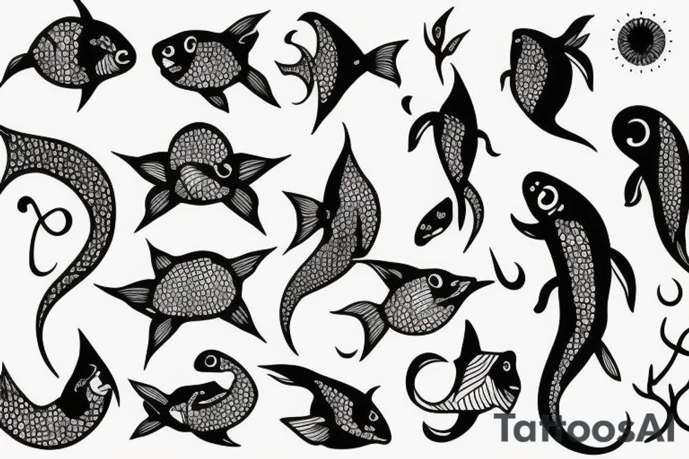 pisces tattoo tattoo idea