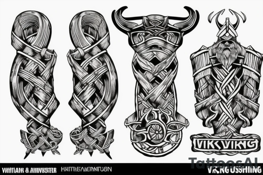 Viking ruins and thors hanmer tattoo idea