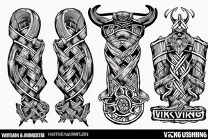 Viking ruins and thors hanmer tattoo idea