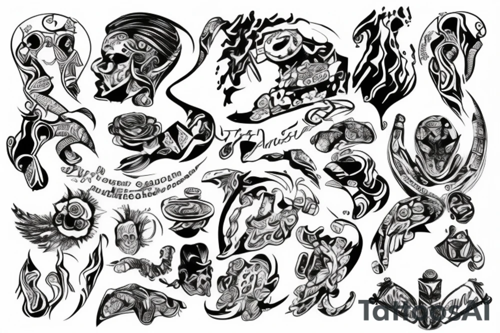 Money tattoo idea