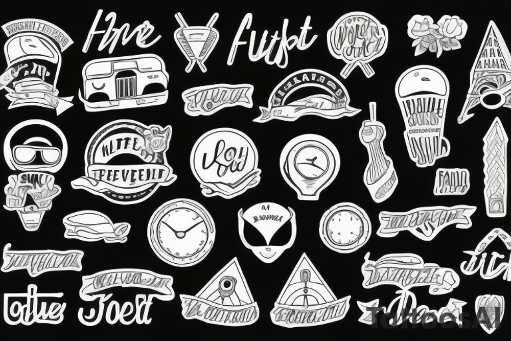 Fun travel outside tattoo idea