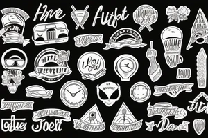 Fun travel outside tattoo idea