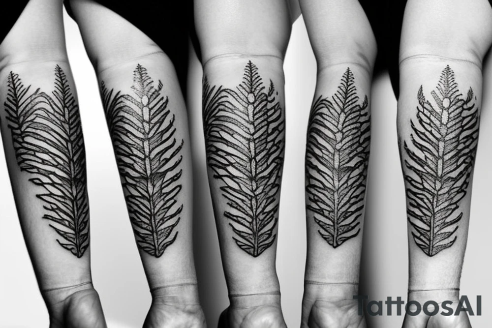 pine cone tattoo idea