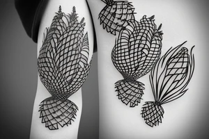 pine cone tattoo idea