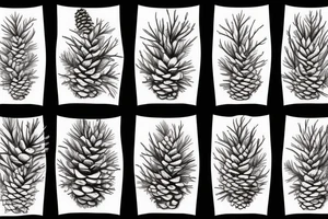pine cone tattoo idea
