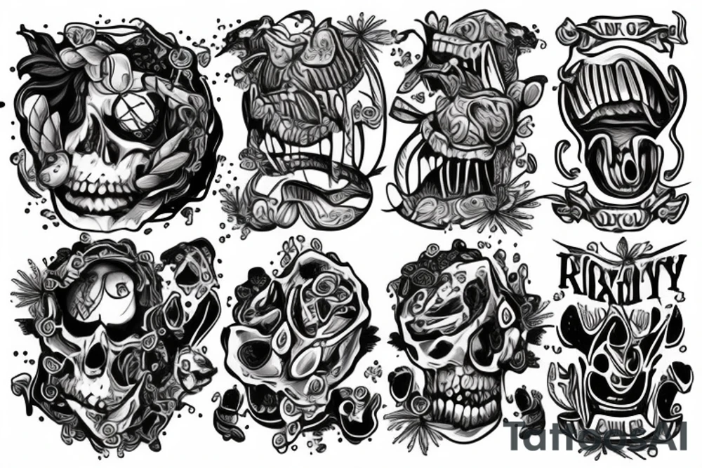 Anxiety pulling me back tattoo idea