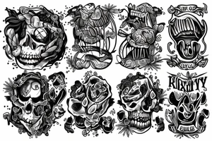 Anxiety pulling me back tattoo idea