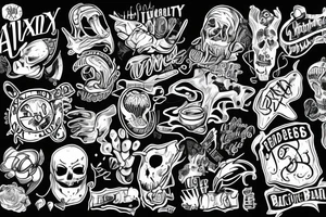 Anxiety pulling me back tattoo idea