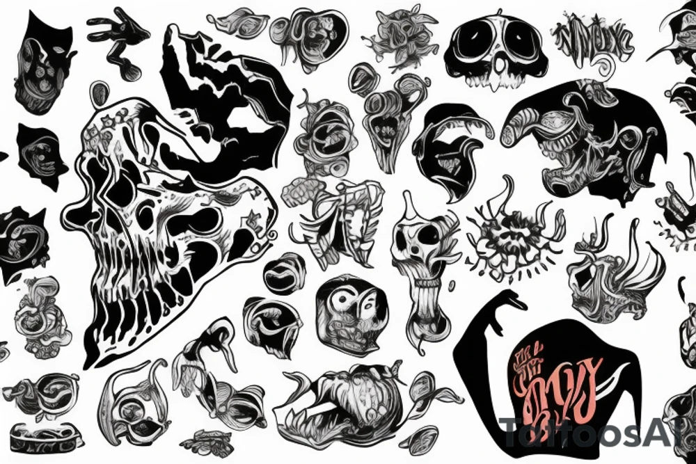 Anxiety pulling me back tattoo idea