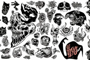 Anxiety pulling me back tattoo idea