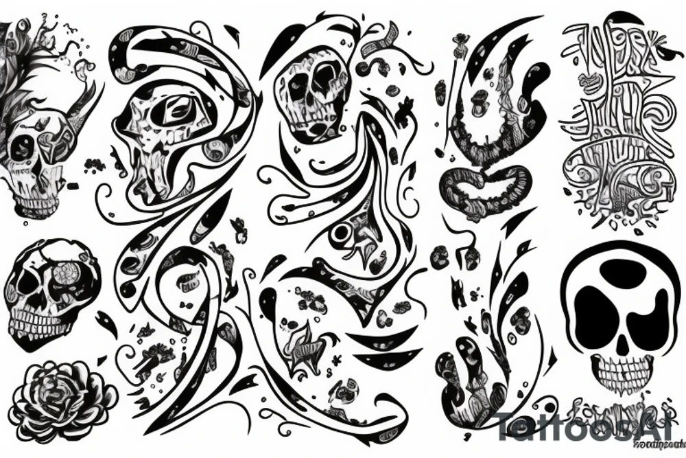 Anxiety pulling me back tattoo idea