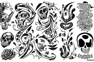 Anxiety pulling me back tattoo idea