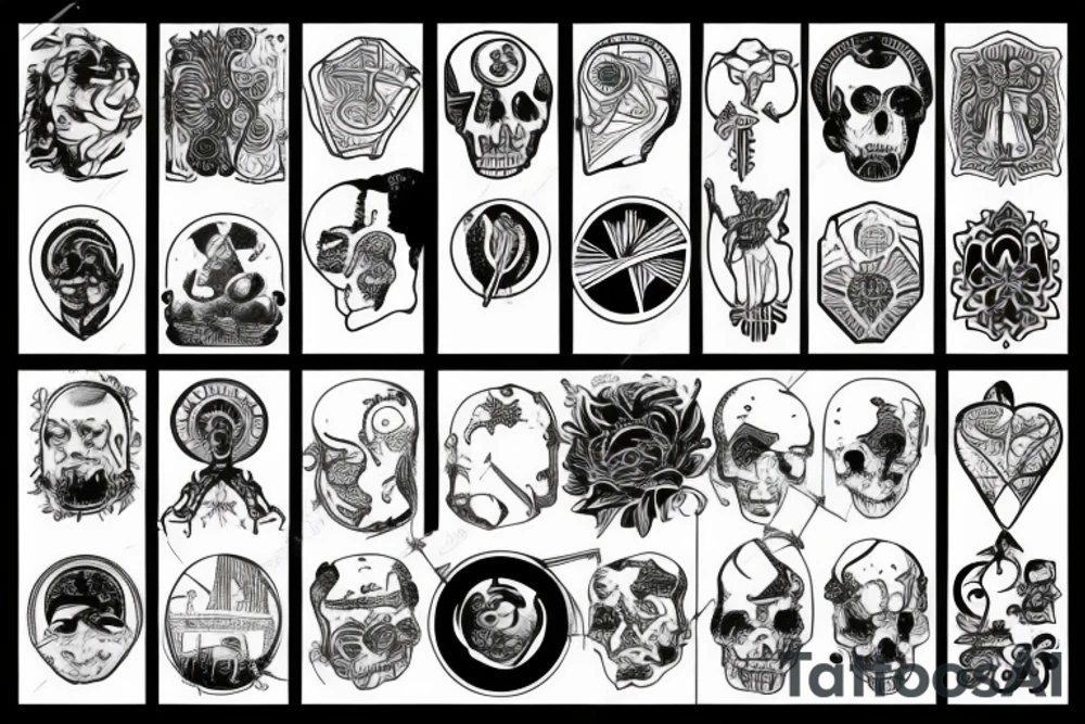 History of humanity tattoo idea