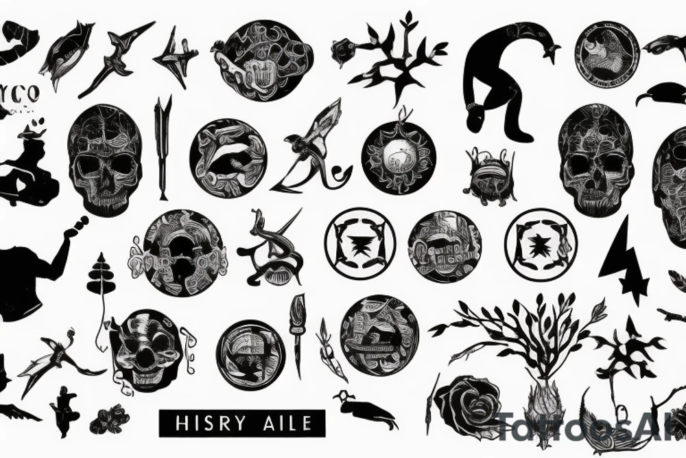 History of humanity tattoo idea