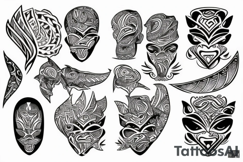 tribal tattoo lines tattoo idea