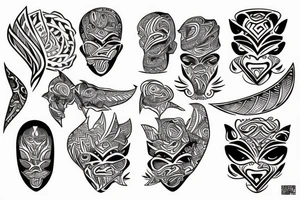 tribal tattoo lines tattoo idea