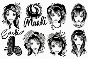 Monika Name tattoo idea