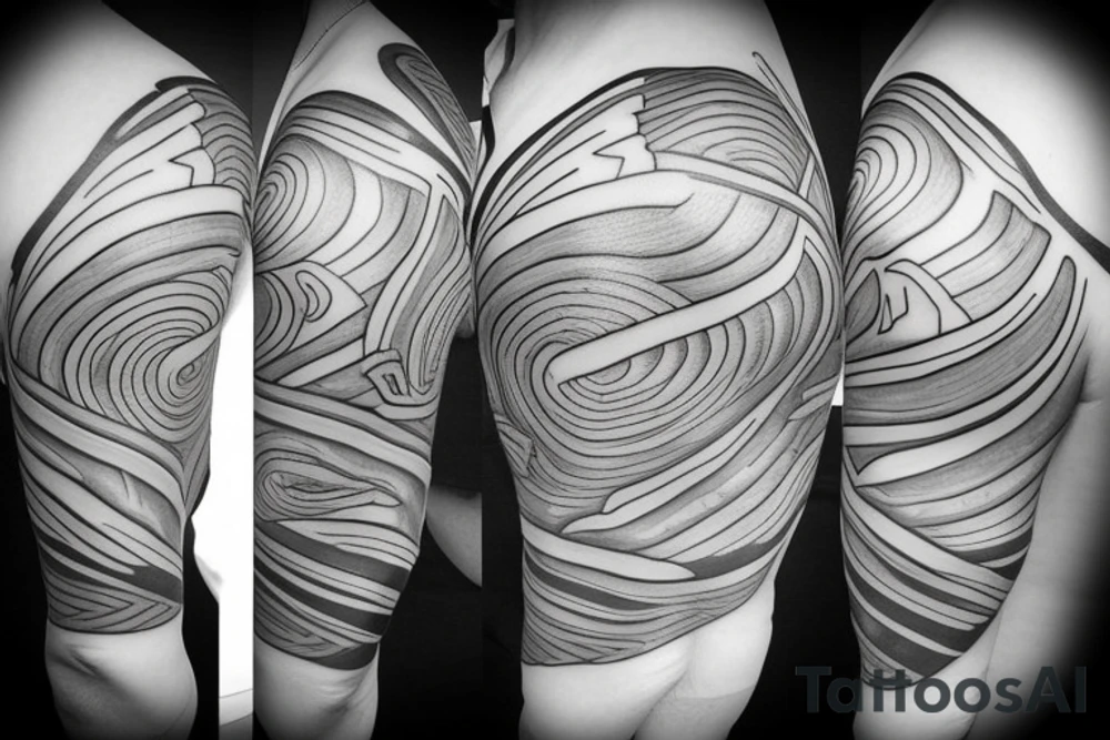 Realistic Lighting bolts tattoo idea