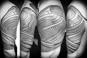 Realistic Lighting bolts tattoo idea