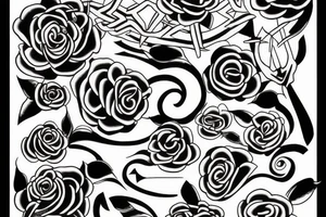 Pohenix with japanos lines tattoo idea