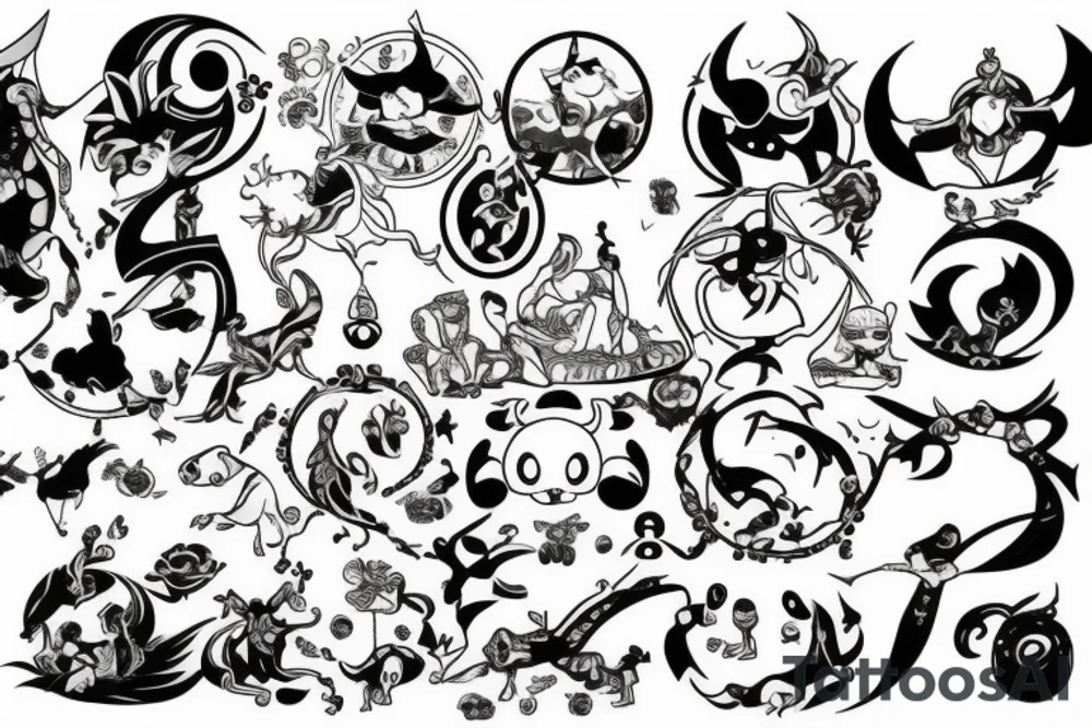 Cancer Zodiac astrology tattoo idea