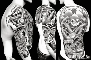 A crab spirit tattoo idea