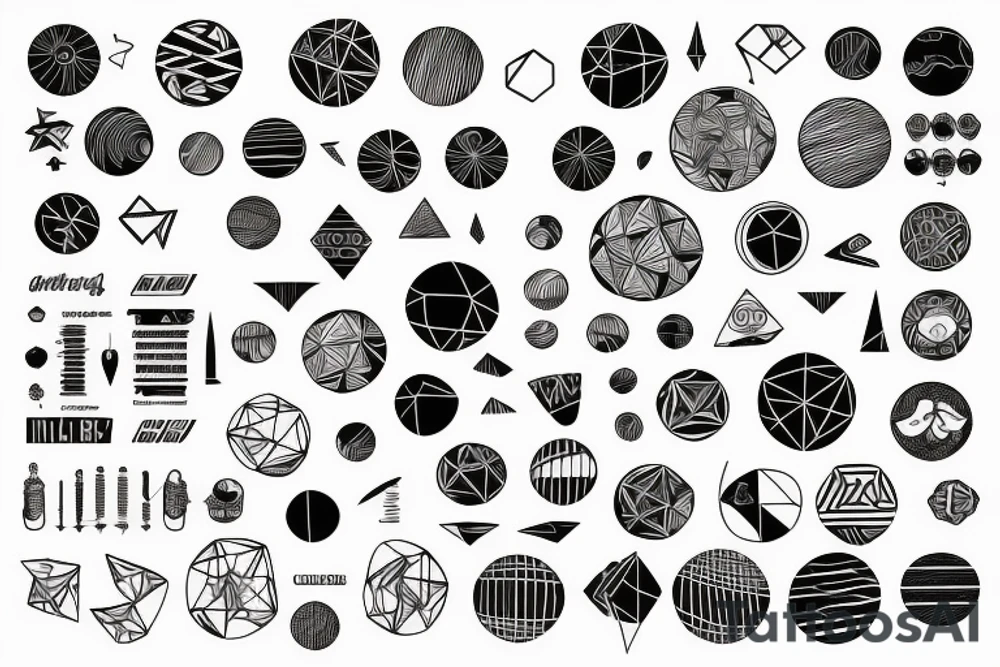 man holding globe tattoo idea