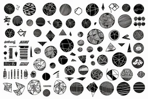 man holding globe tattoo idea