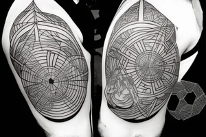 greek god holding the world tattoo idea