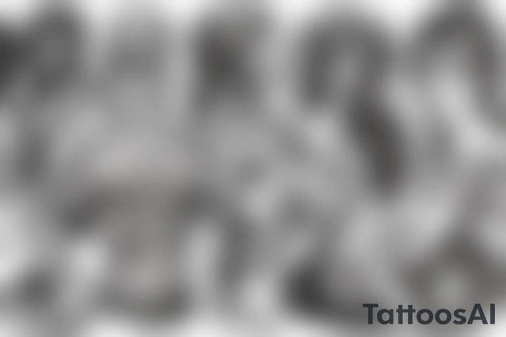 greek god holding the world tattoo idea