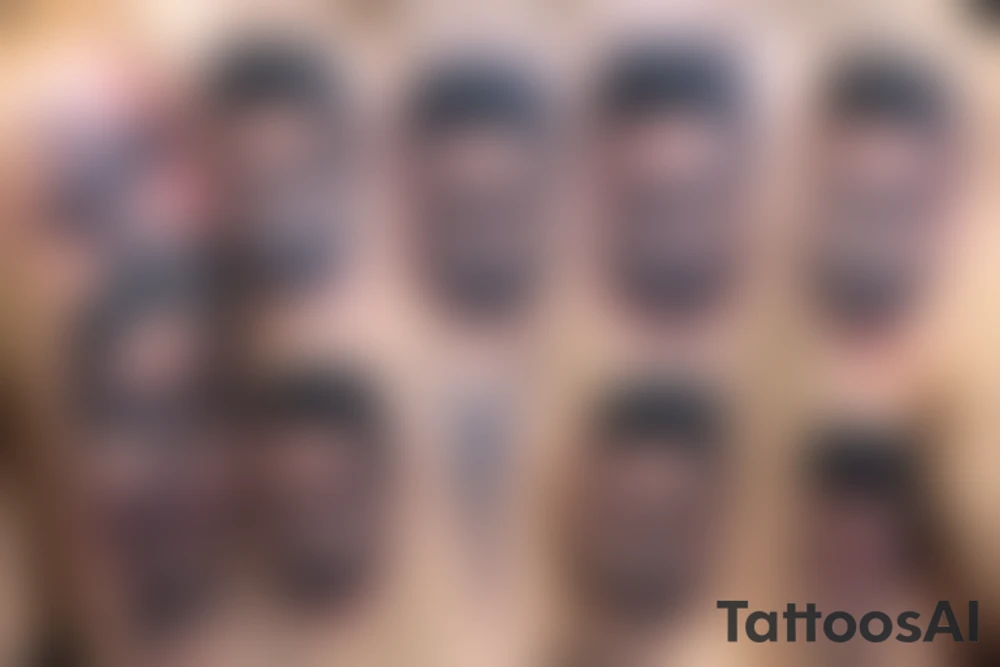 the weeknd xo logo showing intense internal pain tattoo idea